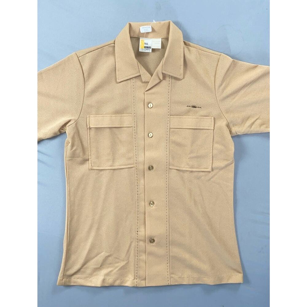 Paul Howard California Vintage Short Sleeve Pocket Bowling Shirt. Men's M, NWT!